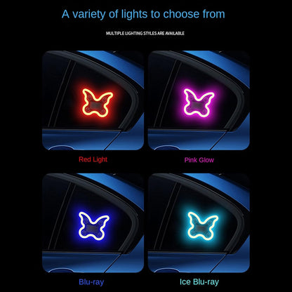 🦋Solar-powered LED eco-friendly wireless car interior decorative lights