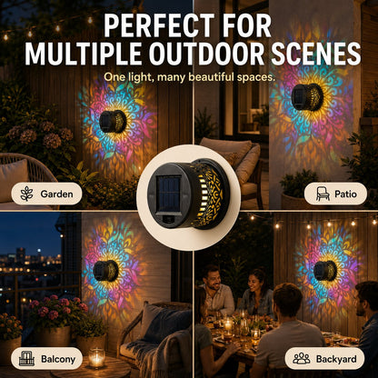 🏡Solar Mandala Projector Outdoor Lights