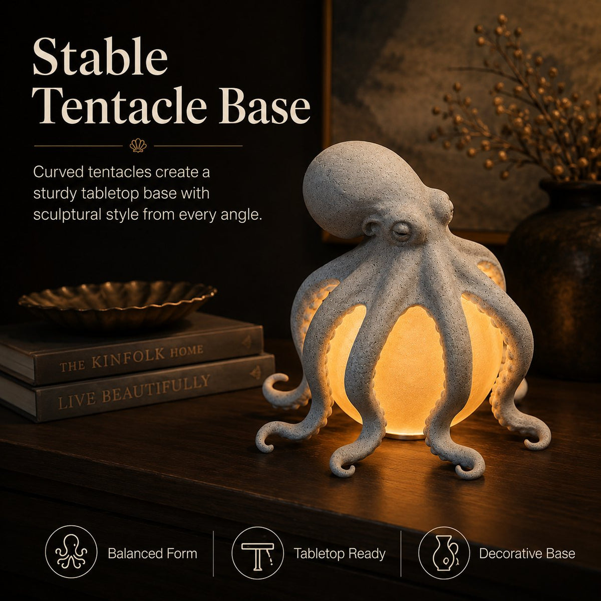 Sculptural Ocean-Inspired Accent Light